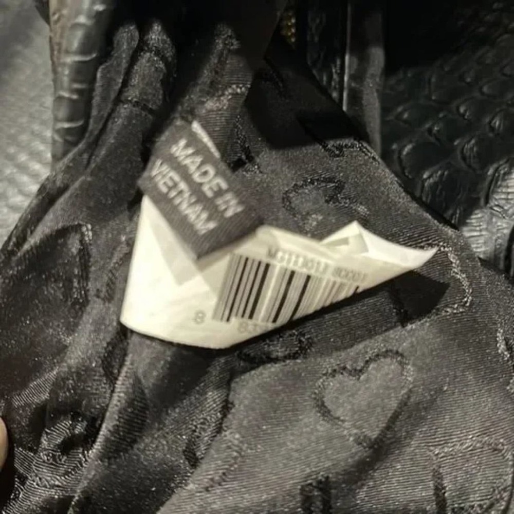 Marc By Marc Jacobss Black Embossed Python Leathe… - image 7